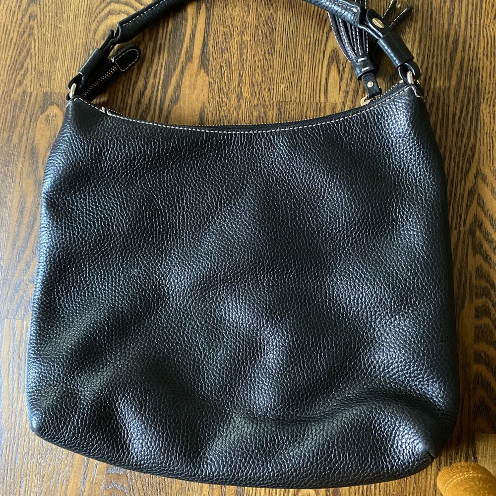 Kate Spade Black Leather Hobo Shoulder Bag